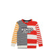 Kenzo Kids Colorblock Multi-Stripe Knit Sweater