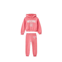 Moschino Kids Double Smiley Fleece Hoodie Sweatsuit