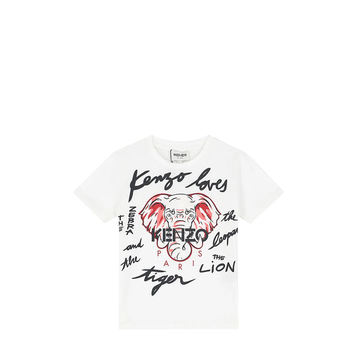 Kenzo Kids Elephant Logo T-Shirt