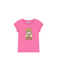 Moschino Kids Teddy Bear Logo T-Shirt