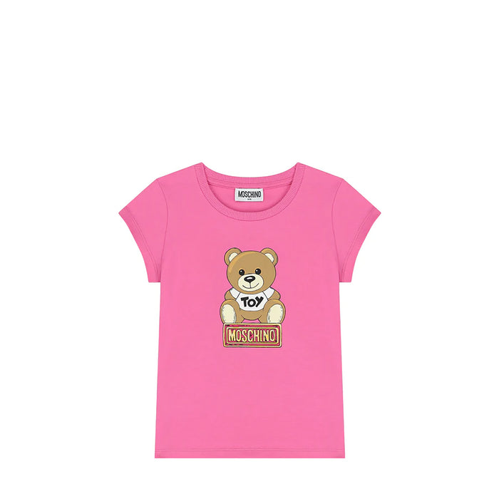 Moschino Kids Teddy Bear Logo T-Shirt