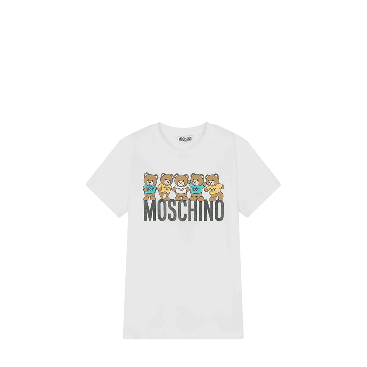 Moschino Kids Multi-Teddy Bears Logo T-Shirt