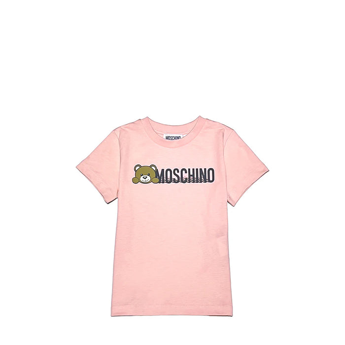 Moschino Kids Teddy Bear Logo T-Shirt