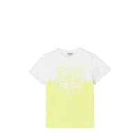 Kenzo Kids Colorblock Neon Tiger T-Shirt