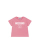 Moschino Kids Smiley Milano Logo T-Shirt