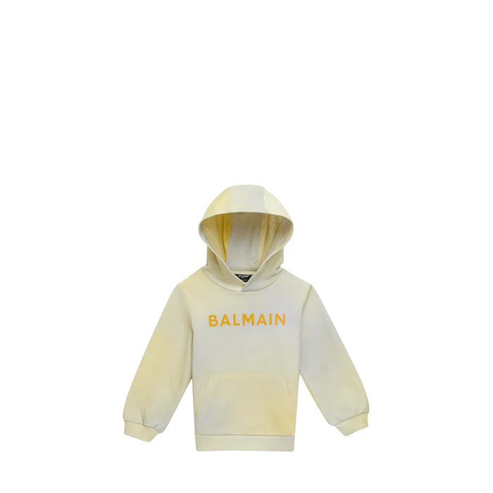 Balmain Kids Ombre Logo Hoodie