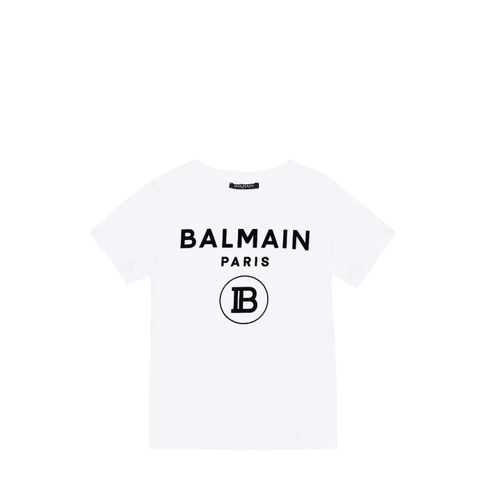 Balmain Kids B Logo Short Sleeve T-Shirt