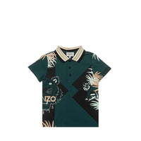 Kenzo Kids Multi-Pattern Polo Shirt