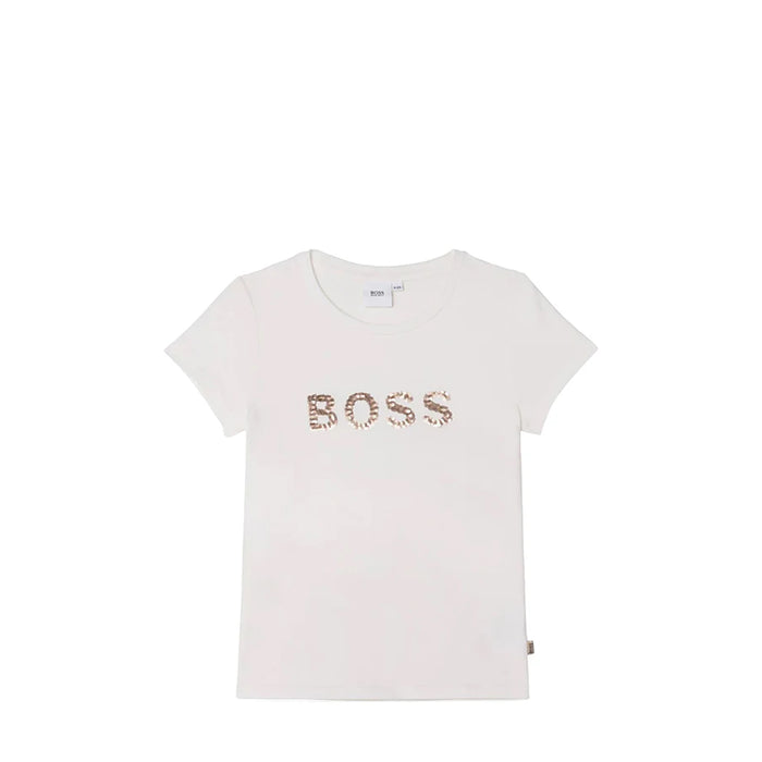 Hugo Boss Kids Sequin Logo T-Shirt