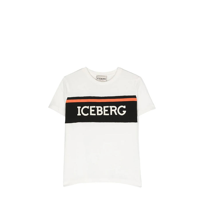 Iceberg Kids Logo Print Short Sleeves T-Shirt