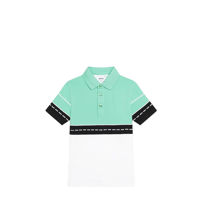 Hugo Boss Kids Pique Panel Polo