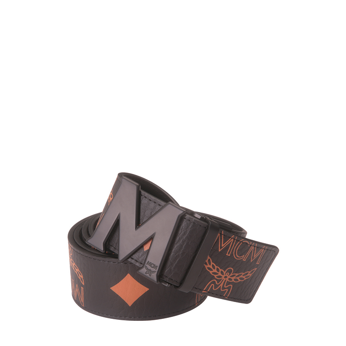 MCM Claus Matte M Reversible Belt 1.75" in Maxi Visetos