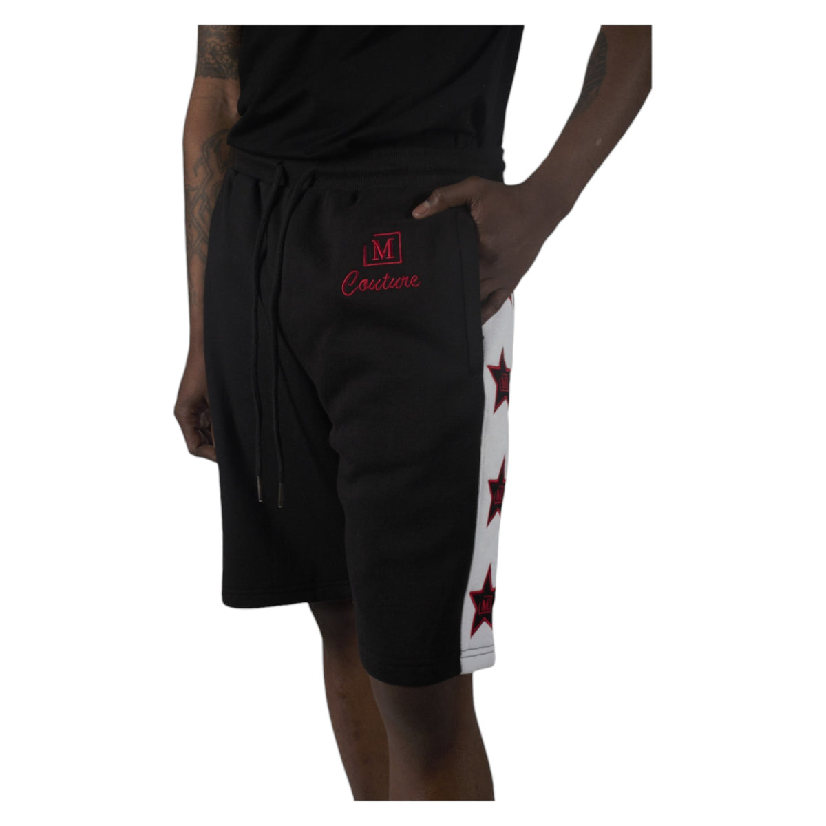 MDB Couture Men's M-Star Fleece Shorts