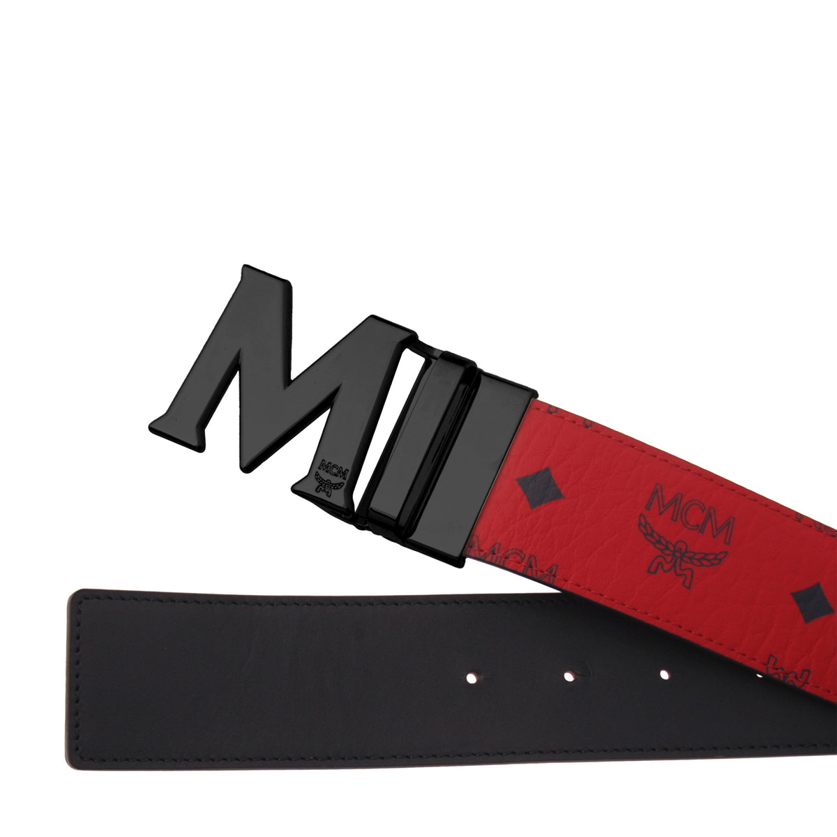 MCM Claus Matte M 1.75" Reversible Belt in Visetos