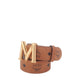 MCM Claus M Belt 1.5" in Visetos Cognac