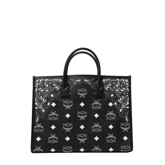 MCM Large Bandana Print Munchen Tote Bag