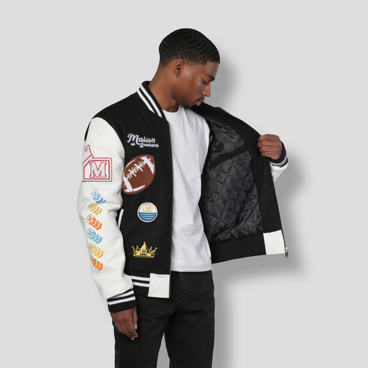 MDB Brand Men's Letterman Jacket