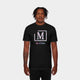 MDB Brand Men's "M" Swirl Embroidered Logo T-Shirt