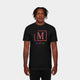 MDB Brand Men's "M" Swirl Embroidered Logo T-Shirt