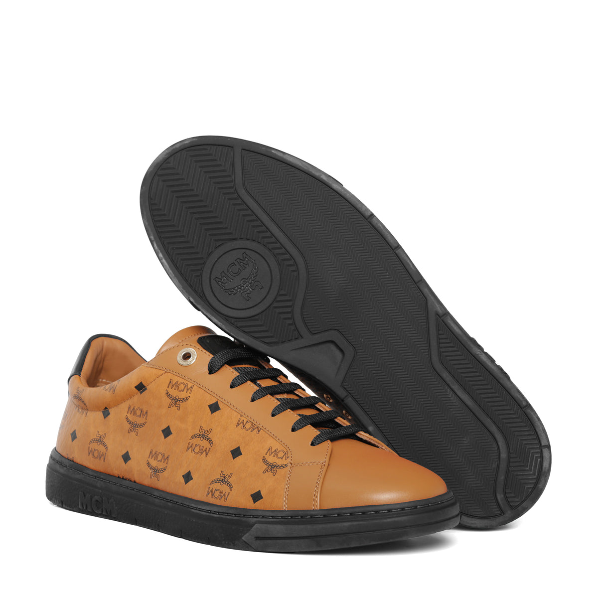 MCM Men's Color Block Terrain Lo Sneakers in Visetos