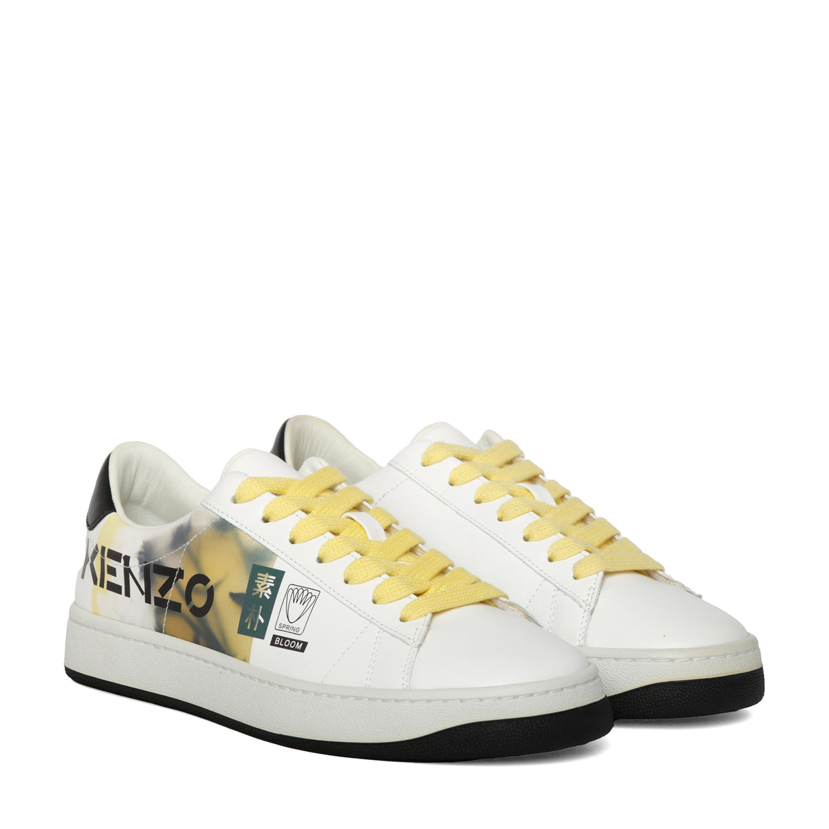 Kenzo Men's Kourt K Logo 'Floral' Sneakers