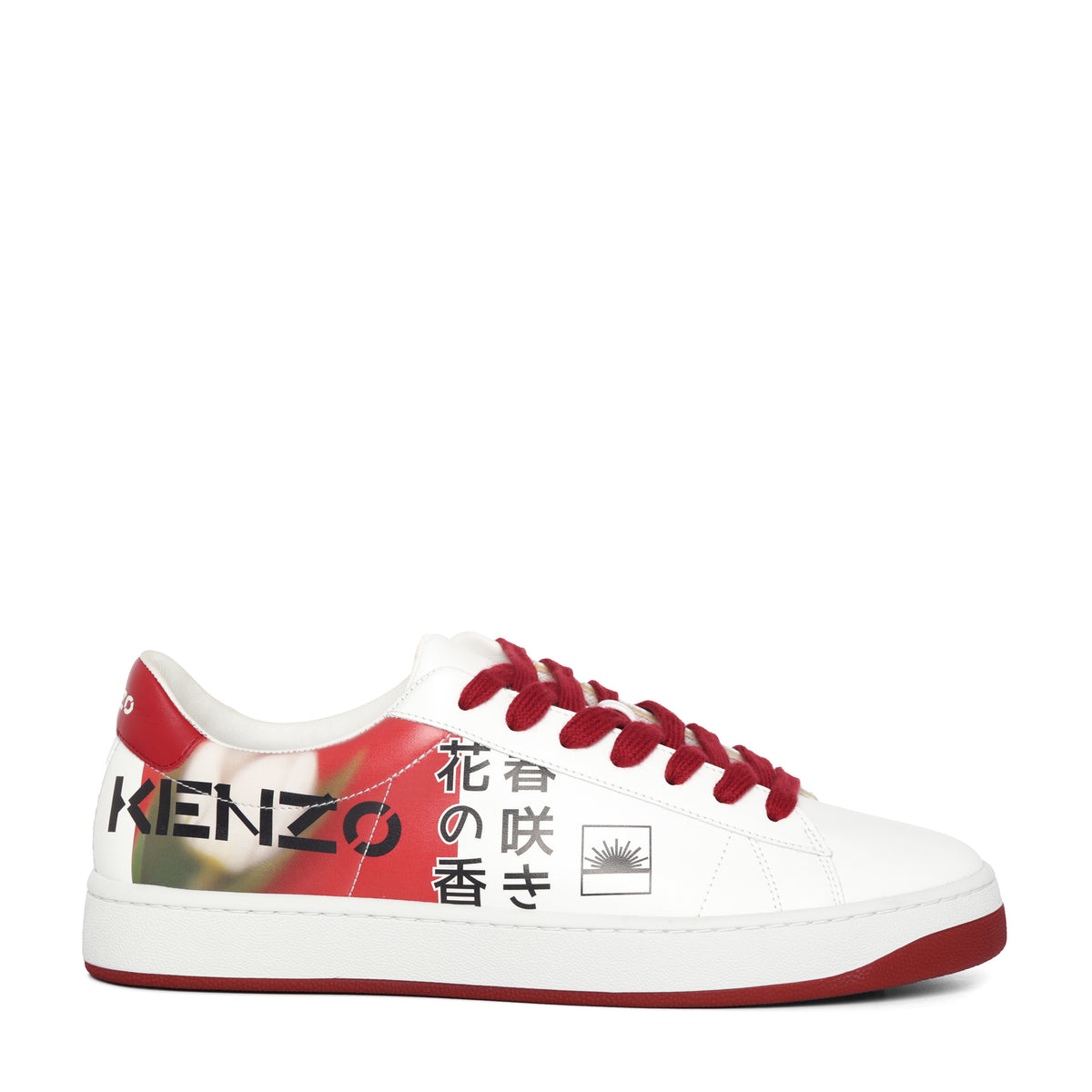 Kenzo Men's Kourt K Logo 'Floral' Sneakers