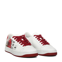 Kenzo Men's Kourt K Logo 'Floral' Sneakers