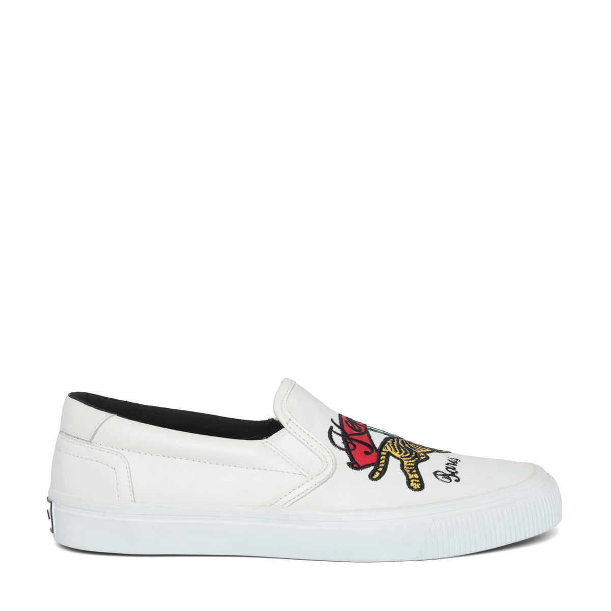 Kenzo Men's K-Skate Jumping Tiger Slip-On Sneakers