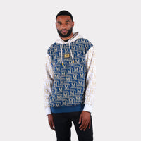 MDB Couture Men's Monogram French Terry Hoodie Sweatshirt