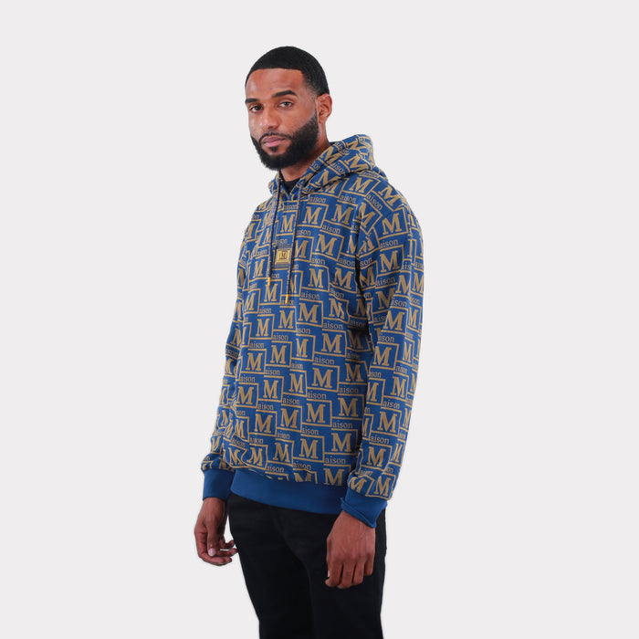 MDB Couture Men's French Terry Monogram Hoodie