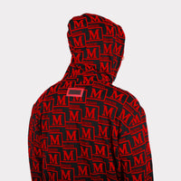 MDB Couture Men's Woven Monogram Hoodie Sweatshirt