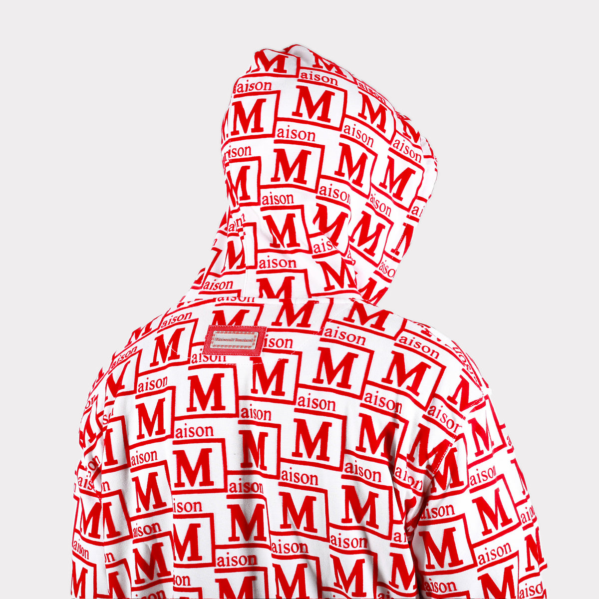 MDB Couture Men's Monogram Woven Hoodie Sweatshirt