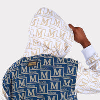 MDB Couture Men's Monogram French Terry Hoodie Sweatshirt