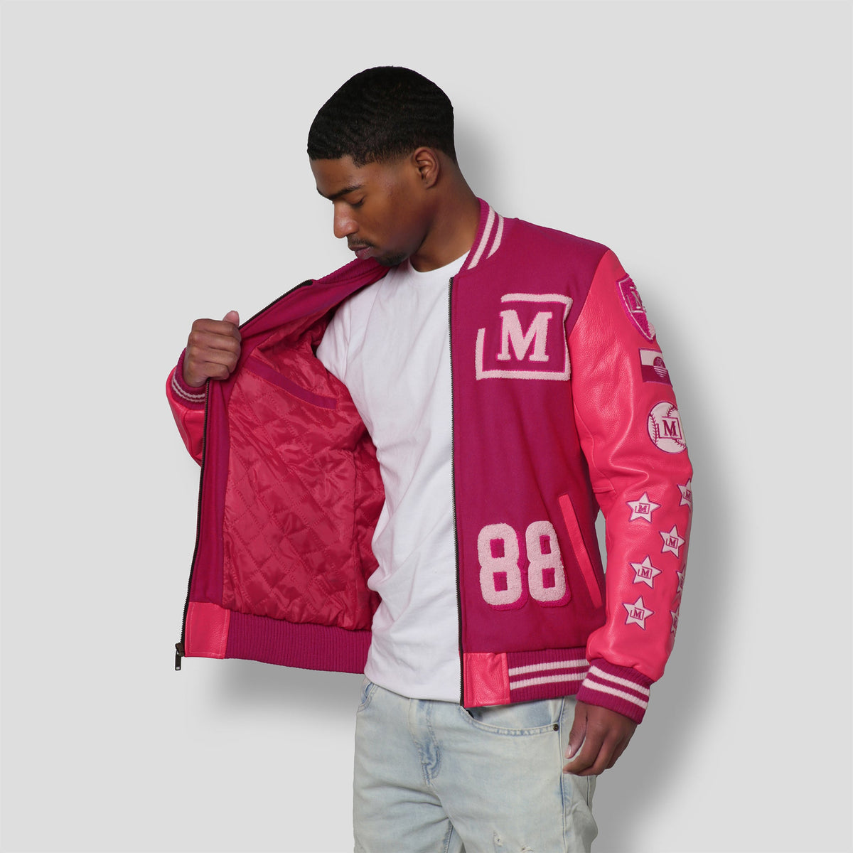 MDB Brand Men's Letterman Jacket