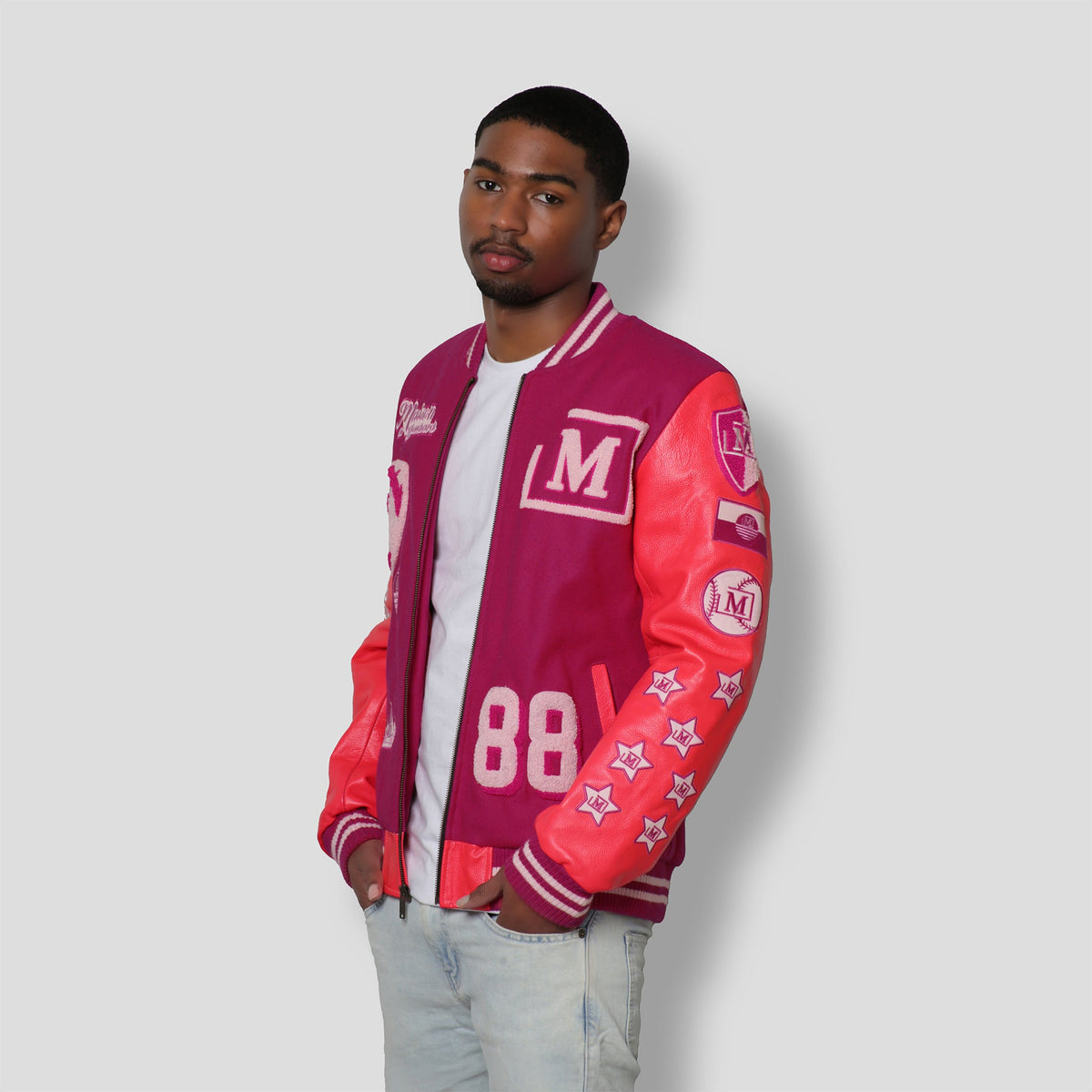 MDB Brand Men's Letterman Jacket