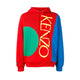 Kenzo Men's Contrast Panel Hoodie Sweatshirt