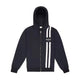 Bally Men's Stripe Full Zip Hooded Sweatshirt