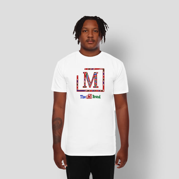 MDB Clearance Men's "M" Swirl Embroidered Logo T-Shirt