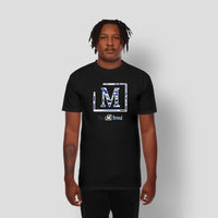 MDB Clearance Men's "M" Swirl Embroidered Logo T-Shirt