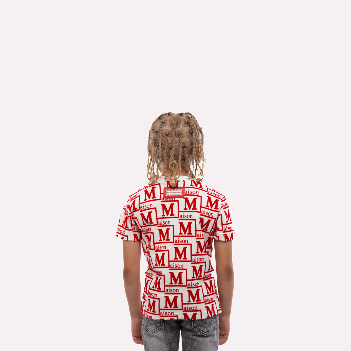 MDB Couture Kids Woven Monogram T-Shirt