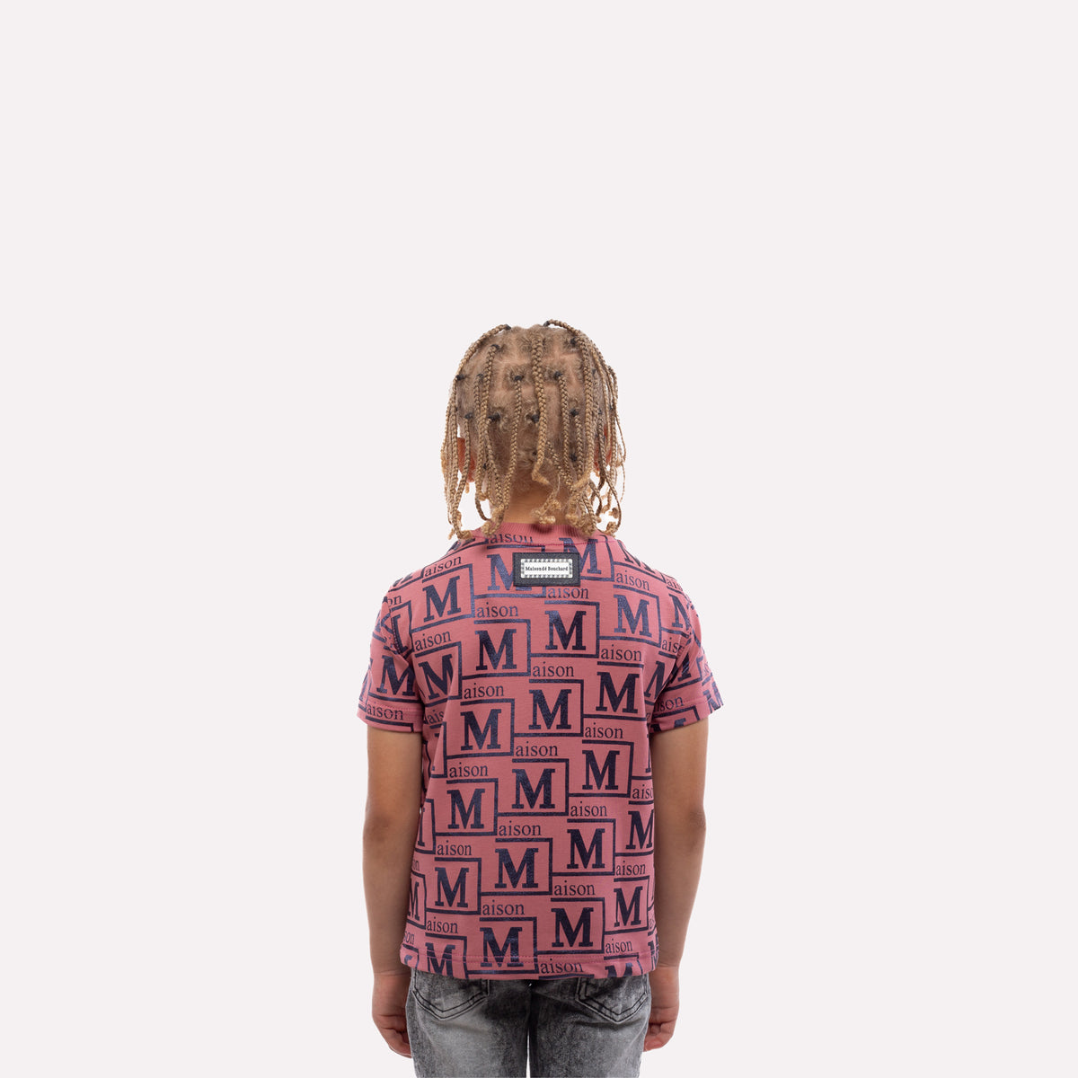 MDB Couture Kids Metallic Monogram T-Shirt