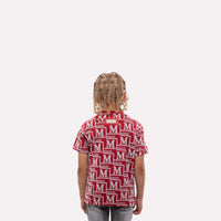 MDB Couture Kids Woven Monogram T-Shirt