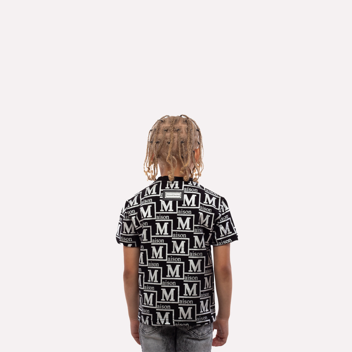 MDB Couture Kids Metallic Monogram T-Shirt