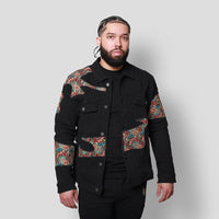 MDB Brand Men's Tapestry Denim Jacket