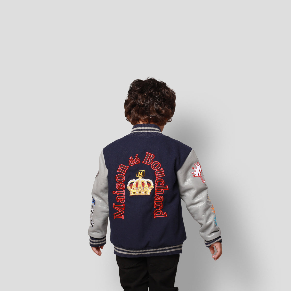 MDB Brand Kids Letterman Jacket