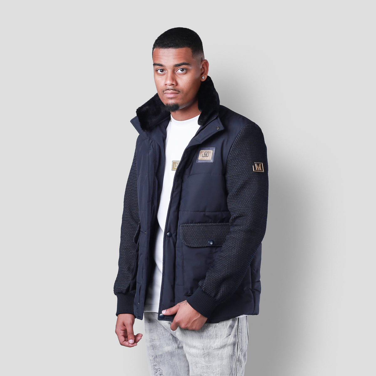 MDB Couture Men's Expedition Jacket - Midnight