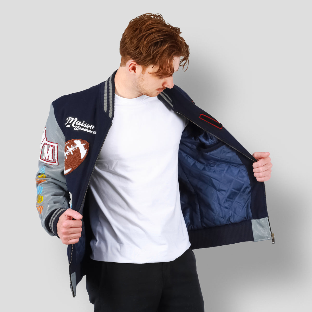 MDB Brand Men's Letterman Jacket