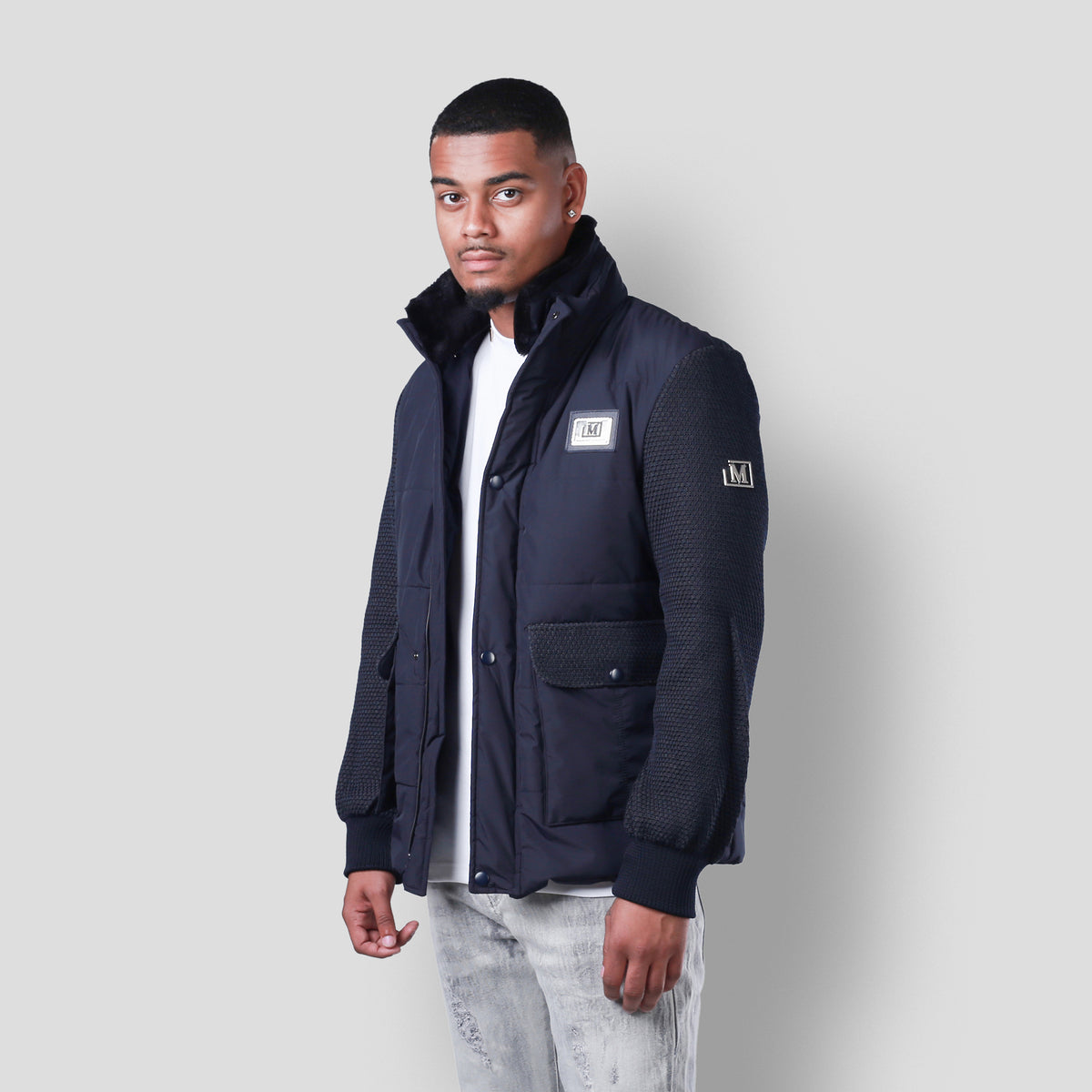 MDB Couture Men's Expedition Jacket - Midnight