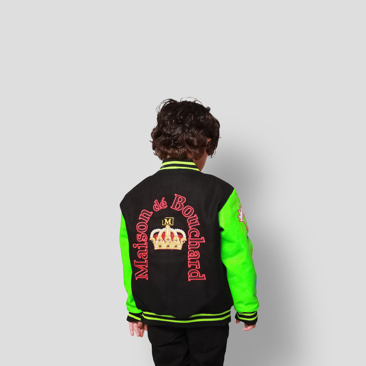 MDB Brand Kids Letterman Jacket