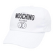 Moschino Kids Double Smiley Milano Logo Adjustable Cap